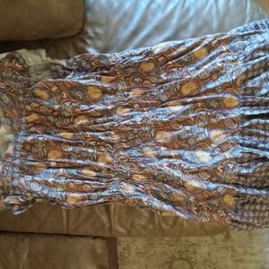 Bohemian Paisley Print Dress